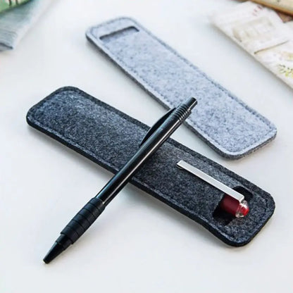 Pen Pencil Case Bag Holder Protective Pouch Felt Storage Bags Gift Stationary