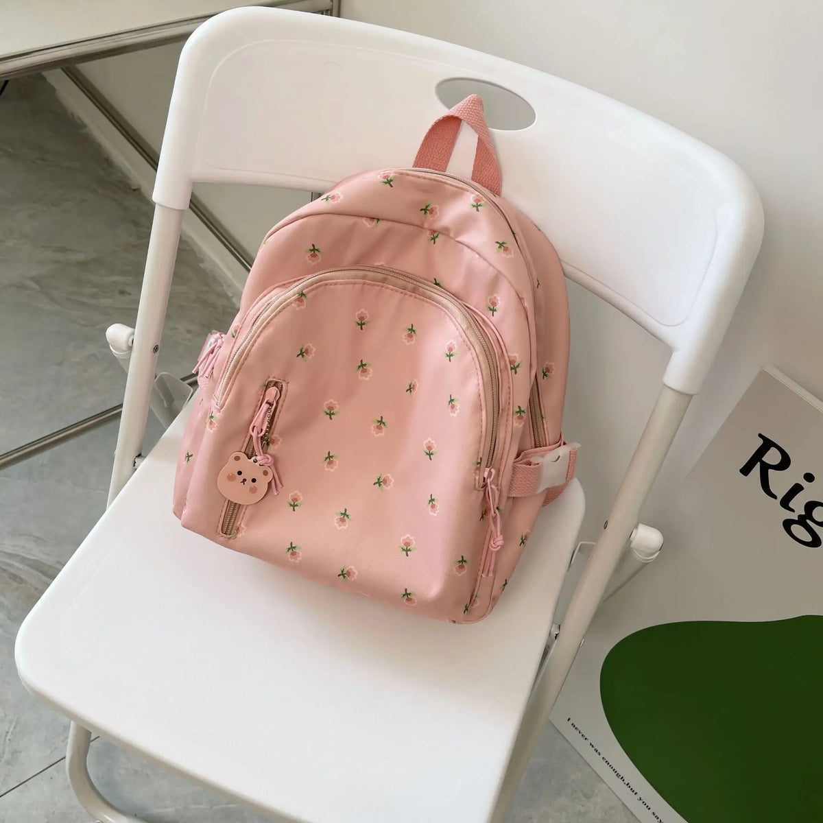 Personalised Embroidery Casual Daypack Ladies Backpack Custom Name Rucksack Handbag Coquette Backpack for School Travel Vacation