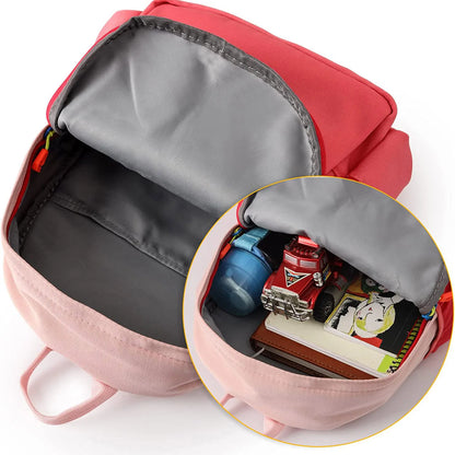 Personalised Embroidery Children's Cute Canvas Backpacks Custom Your NameToddler Backpack