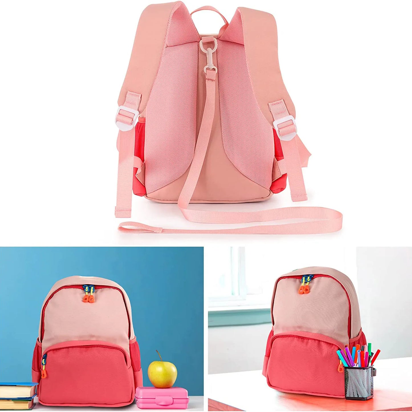 Personalised Embroidery Children's Cute Canvas Backpacks Custom Your NameToddler Backpack