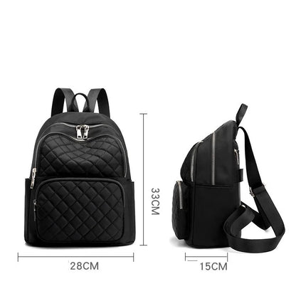 Personalised Embroidery Small Backpack Purse for Women Girls, Waterproof Lightweight Dual-use Travel Daily Daypack