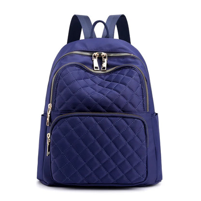 Personalised Embroidery Small Backpack Purse for Women Girls, Waterproof Lightweight Dual-use Travel Daily Daypack