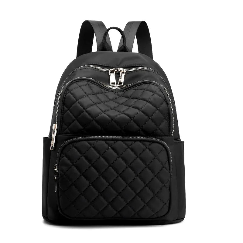 Personalised Embroidery Small Backpack Purse for Women Girls, Waterproof Lightweight Dual-use Travel Daily Daypack