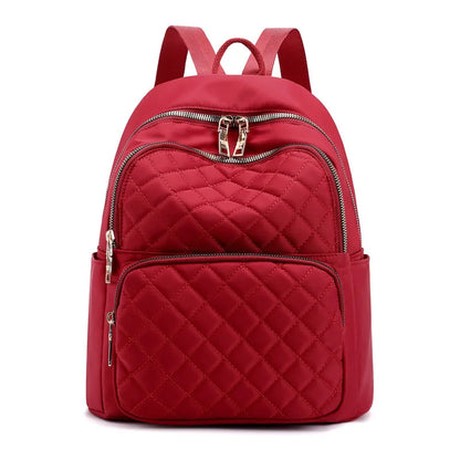 Personalised Embroidery Small Backpack Purse for Women Girls, Waterproof Lightweight Dual-use Travel Daily Daypack