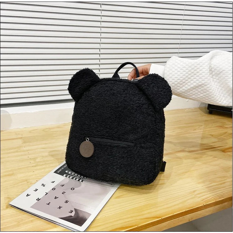 Personalised Plush Bear Backpack Fashion Shool Girls Bear Bag Travel Custom Your Name Cute Bookbag for Bear Party Supplies