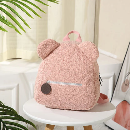 Personalised Plush Bear Backpack Fashion Shool Girls Bear Bag Travel Custom Your Name Cute Bookbag for Bear Party Supplies