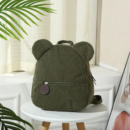 Personalised Plush Bear Backpack Fashion Shool Girls Bear Bag Travel Custom Your Name Cute Bookbag for Bear Party Supplies