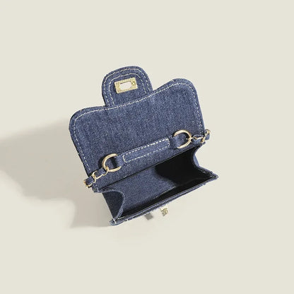 Personality Mini Rhombus Small Square Bag Women's Shoulder Bag Convenient Crossbody Chain Bags Lipstick Cosmetics Bags