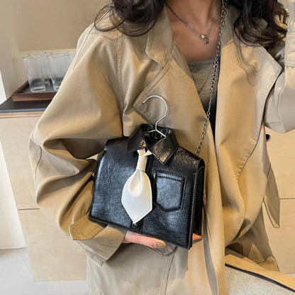 Personality shirt bag 2024 new Korean fashion designer women's crossbody Tote bag pu