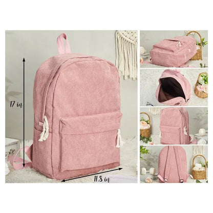 Personalized Embroidered Corduroy Backpack Personalized Corduroy Backpack, School Backpack, Baby Personalized Diaper Bag