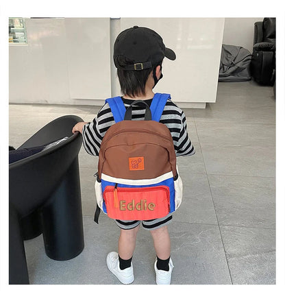 Personalized Embroidered Kids Backpacks For Girls Boys Backpack Kindergarten Elementary School custom name Bookbag For Kids