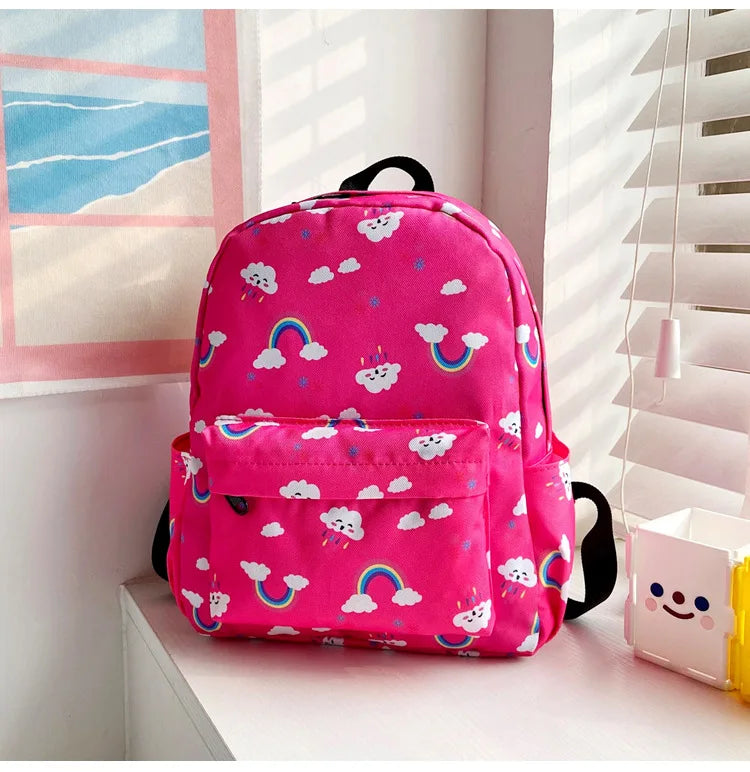 Personalized Embroidered  Kids Toddler Children Backpack Rucksack Preschool Lightweight Cute Cartoon Travel Daypack For Boy Girl