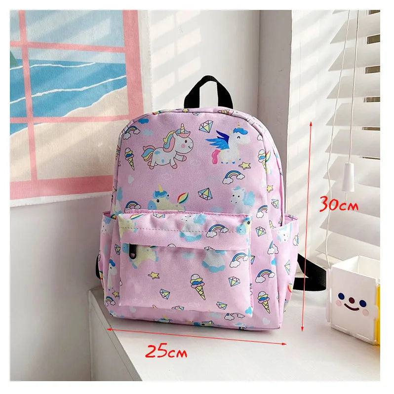Personalized Embroidered  Kids Toddler Children Backpack Rucksack Preschool Lightweight Cute Cartoon Travel Daypack For Boy Girl