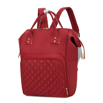 Personalized Embroidery Cartoon Cute Diaper Bag Backpack For Mom Baby Bags Waterproof Large Capacity Multi-Function Backpack