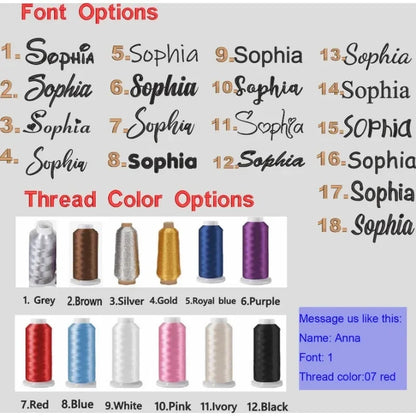 Personalized Embroidery Name Putter Quilted Backpack Solid Color School Bag Custom Any Name Padded Travel Vacation Rucksack