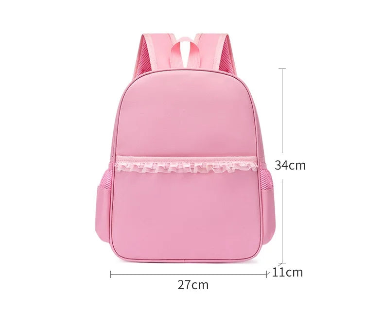 Personalized Girl Dance Bag Custom Name Nylon Backpack Pink Ballet Little Girl Storage Bag Sequin Decoration Child's School Bag