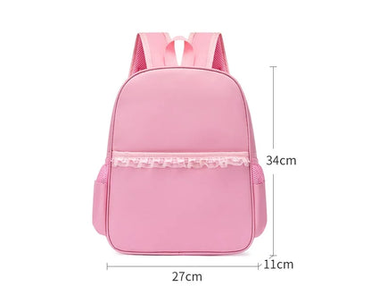 Personalized Girl Dance Bag Custom Name Nylon Backpack Pink Ballet Little Girl Storage Bag Sequin Decoration Child's School Bag