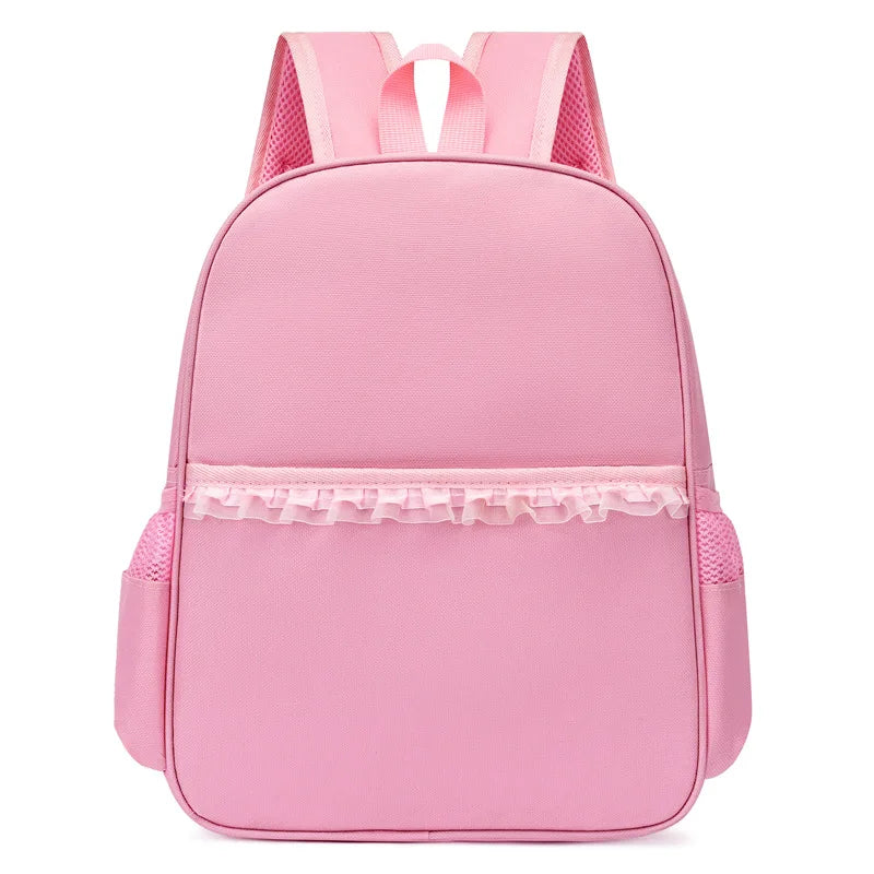 Personalized Girl Dance Bag Custom Name Nylon Backpack Pink Ballet Little Girl Storage Bag Sequin Decoration Child's School Bag