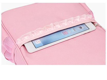 Personalized Girl Dance Bag Custom Name Nylon Backpack Pink Ballet Little Girl Storage Bag Sequin Decoration Child's School Bag