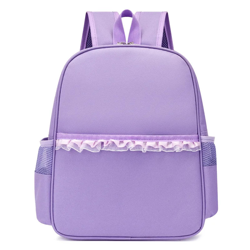 Personalized Girl Dance Bag Custom Name Nylon Backpack Pink Ballet Little Girl Storage Bag Sequin Decoration Child's School Bag