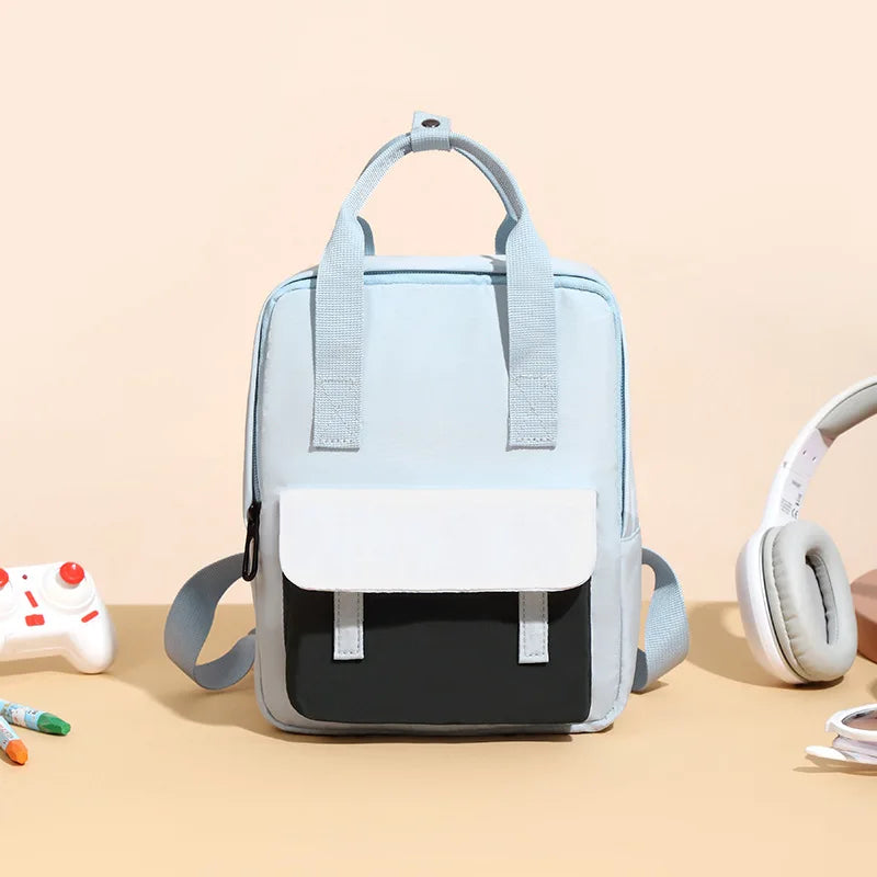 Personalized Name Cute Toddler Backpack Schoolbag for Boys Girls,Kindergarten Bag Preschool Nursery Travel Bag with Chest Clip