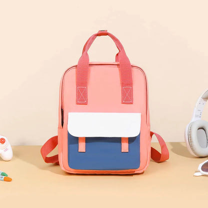 Personalized Name Cute Toddler Backpack Schoolbag for Boys Girls,Kindergarten Bag Preschool Nursery Travel Bag with Chest Clip