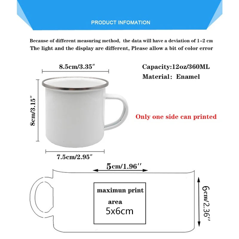 Personalized Name Enamel Mug Custom Dog Lovers Gift for Dog Mom Dog Parents Tea Cup Drink Tea Milk Mugs Festive Best Gifts