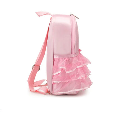 Personalized Name Princess Ballerina Backpack Embroidered Any Text Dance Bag for Toddler Girls Nylon Backpack Ballet Dance Bag