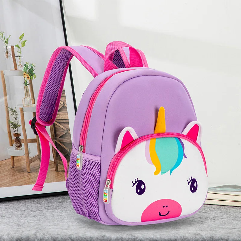 Personalized Name Unicorn Toddler Backpack Mini Backpack for Kids Lightweight Preschool Backpack for Kindergarten Girls Bookbag