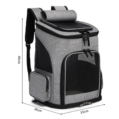 Pet Carrier Backpack for Cat Dog Carrier Bag Breathable Comfort Collapsible Pet Backpack Travel Bag Outdoor Hiking Camping