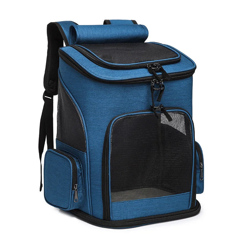 Pet Carrier Backpack for Cat Dog Carrier Bag Breathable Comfort Collapsible Pet Backpack Travel Bag Outdoor Hiking Camping