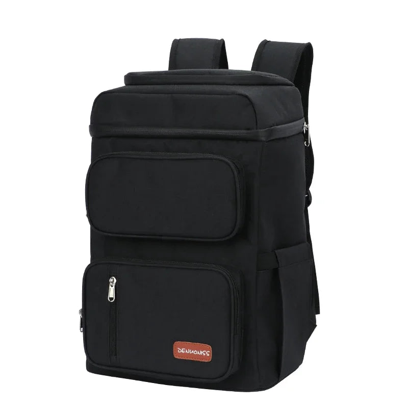 Picnic Cooler Bag Large Capacity Camping Meal Hikking Thermal Backpack with Bottle Opener 100% Leakproof Insulated Lunch Bags