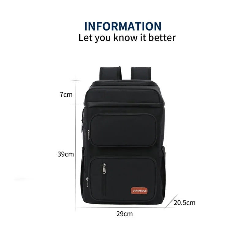 Picnic Cooler Bag Large Capacity Camping Meal Hikking Thermal Backpack with Bottle Opener 100% Leakproof Insulated Lunch Bags