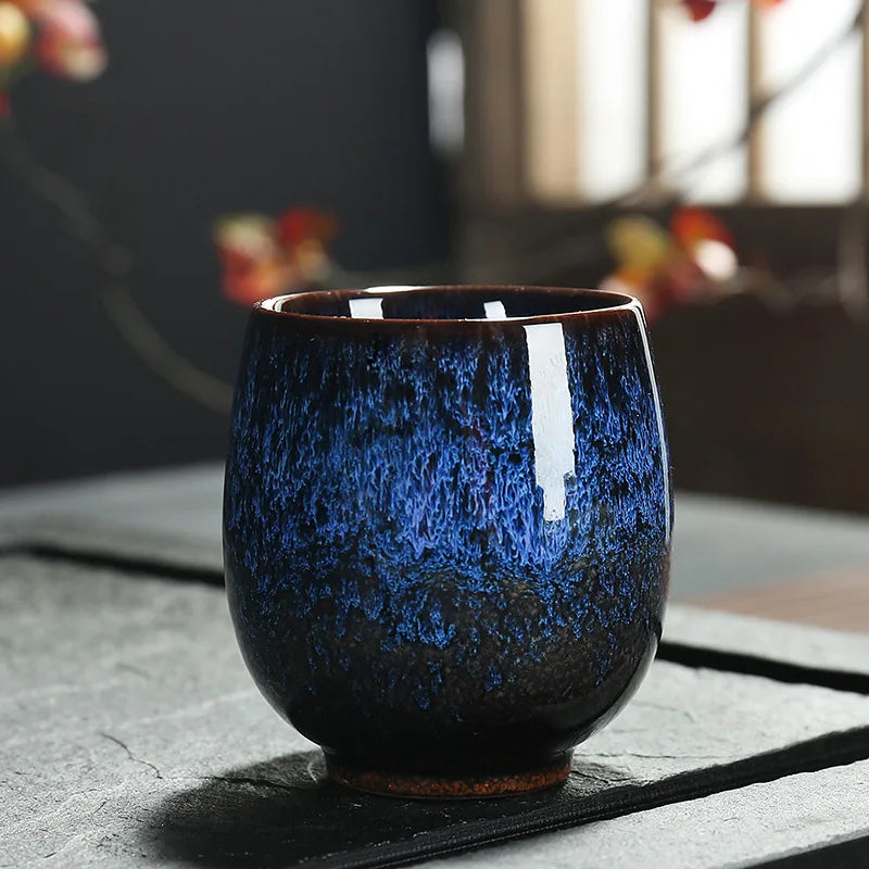 Pigmented Ceramic Teacups, Japanese Style Teaware, Tea Cup, I167, 150ml