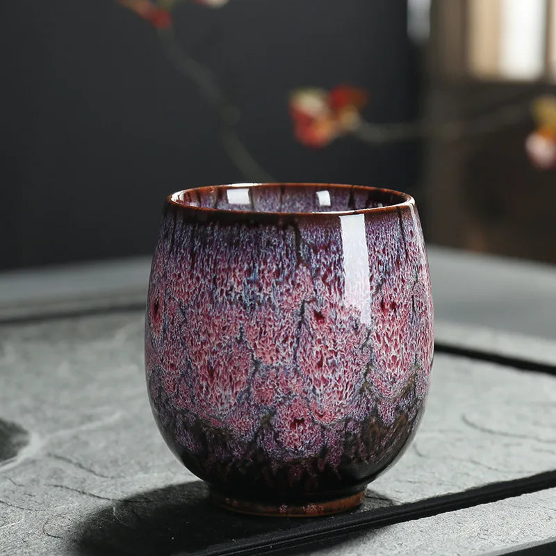 Pigmented Ceramic Teacups, Japanese Style Teaware, Tea Cup, I167, 150ml
