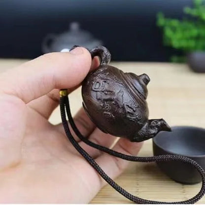 Piheimu Fuzhu Wooden Carving Crafts Pendant Handicrafts Handicrafts, Stationery, Wooden Carving Pendant,  Rope Decoration