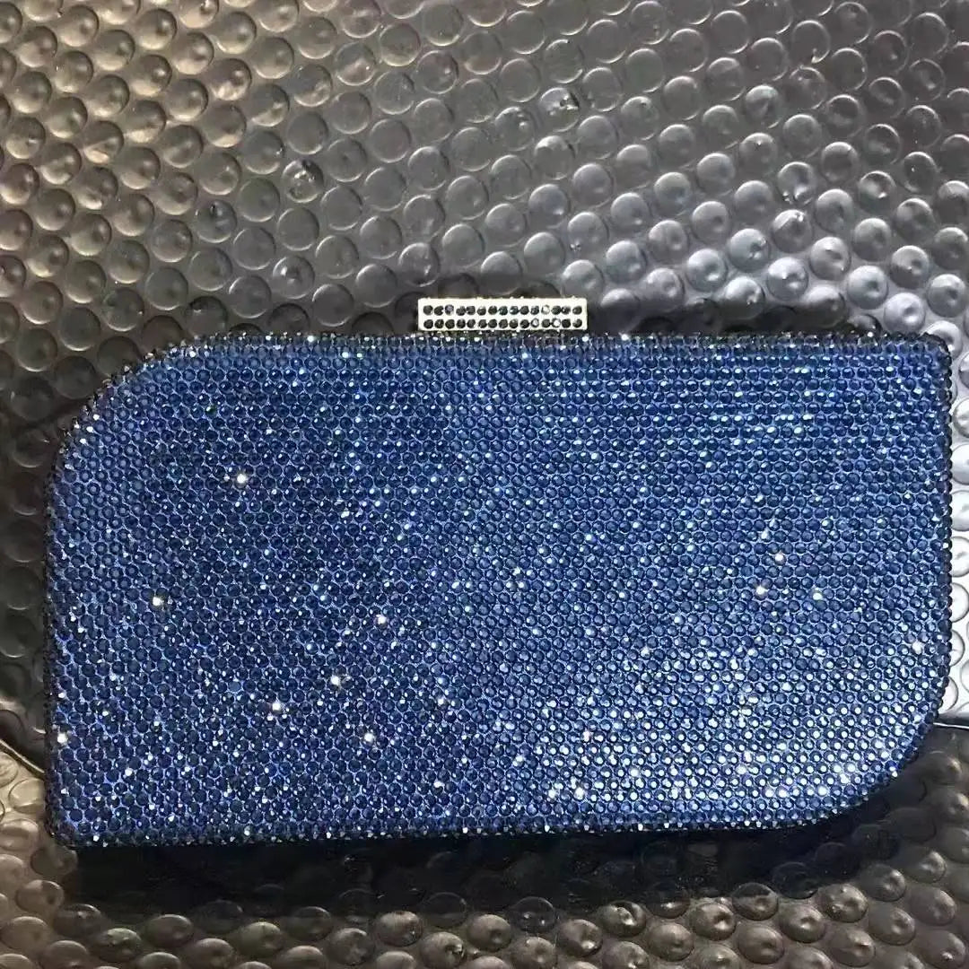Pink Red Gold Blue Green New Arrival Handbag Diamond Stone Wedding Bridal Clutch Purse Crystal Party Dinner Banquet Evening Bags