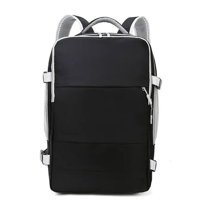 Pink Women Travel Backpack Anti-Theft Water Repellent Stylish Casual Daypack Bag with Luggage Strap & USB Charging Port Backpack