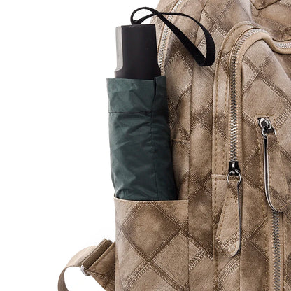 Plaid Vintage Woman Backpack Fashion Ladies Travel Rucksack Casual Women College Student Schoolbag