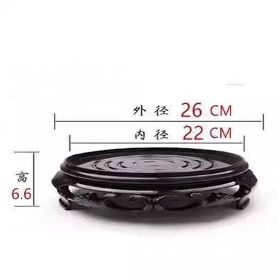Plastic Waterproof Flower Pot Base, Tray Bracket, Round Decoration, Multi-Functional Teapot Vase, Fish Tank Base