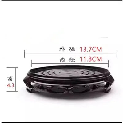 Plastic Waterproof Flower Pot Base, Tray Bracket, Round Decoration, Multi-Functional Teapot Vase, Fish Tank Base