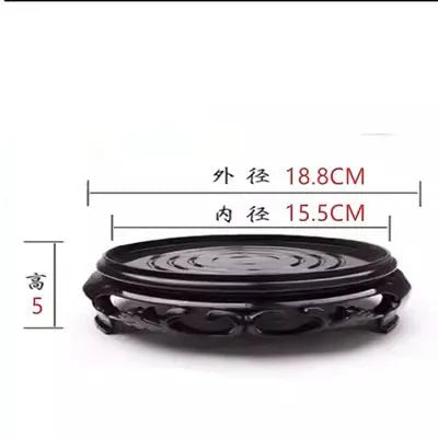 Plastic Waterproof Flower Pot Base, Tray Bracket, Round Decoration, Multi-Functional Teapot Vase, Fish Tank Base