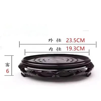 Plastic Waterproof Flower Pot Base, Tray Bracket, Round Decoration, Multi-Functional Teapot Vase, Fish Tank Base