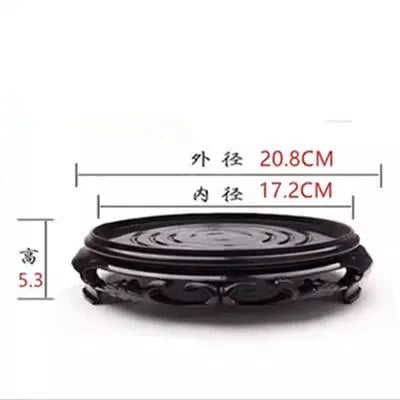 Plastic Waterproof Flower Pot Base, Tray Bracket, Round Decoration, Multi-Functional Teapot Vase, Fish Tank Base