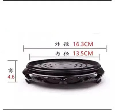 Plastic Waterproof Flower Pot Base, Tray Bracket, Round Decoration, Multi-Functional Teapot Vase, Fish Tank Base