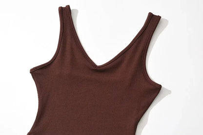 Please use this size; S/4 M/6 L/8 V Neck Summer Top Sleeveless Women Sexy Basic T Shirt White Ribbed Black Tank Top Casual