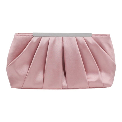 Pleated Handbag for Women Girl Crossbody Bags with Chain Fashion Evening Bag
