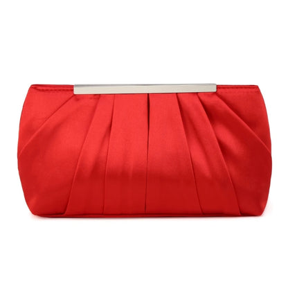 Pleated Handbag for Women Girl Crossbody Bags with Chain Fashion Evening Bag