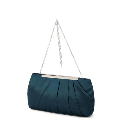 Pleated Handbag for Women Girl Crossbody Bags with Chain Fashion Evening Bag