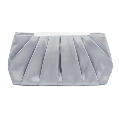 Pleated Handbag for Women Girl Crossbody Bags with Chain Fashion Evening Bag